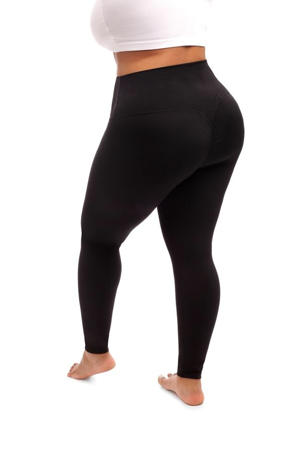 Women's Petite Bad Ass With A Good Ass black Yoga Legging Gym