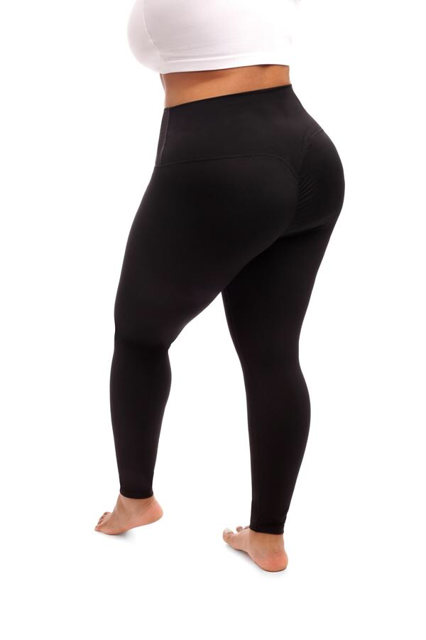 Booty in black leggings discount